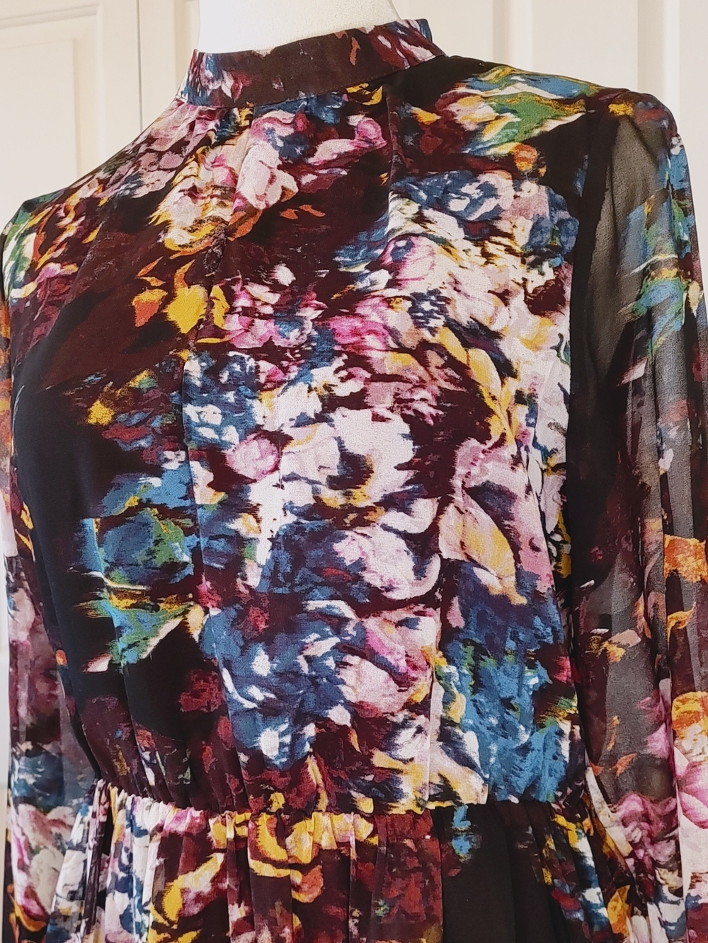 Who What Wear Floral Maxi Dress Size Small - Picture 5 of 14